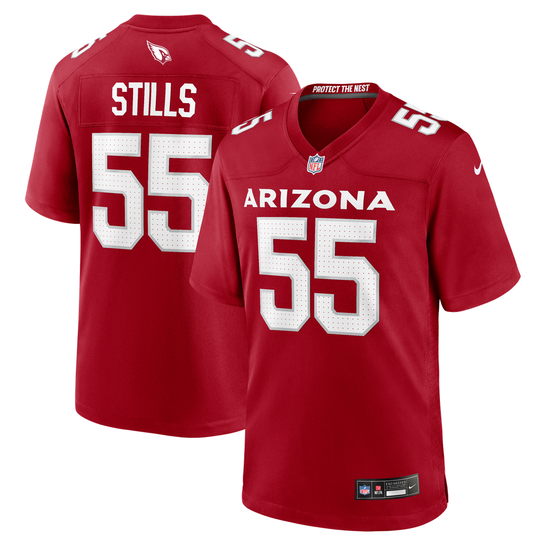 Arizona Cardinals Dante Stills Nike Cardinal Team Game Jersey product image 1, provided for visual reference and product