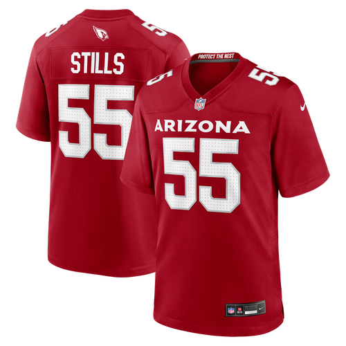 Arizona Cardinals Dante Stills Nike Cardinal Team Game Jersey product image 1, provided for visual reference and product