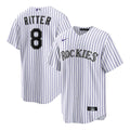 Colorado Rockies Ryan Ritter Nike White Home Replica Jersey product image 1, provided for visual reference and product