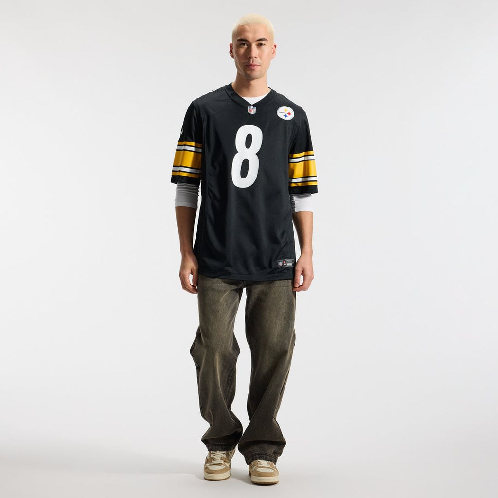 Pittsburgh Steelers Aaron Rodgers Nike Black Game Jersey product image 17, provided for visual reference and product detail