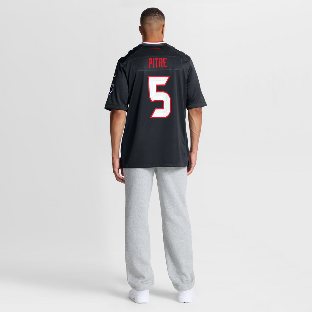 Houston Texans Jalen Pitre Nike Navy Game Jersey product image 8, provided for visual reference and product detail review