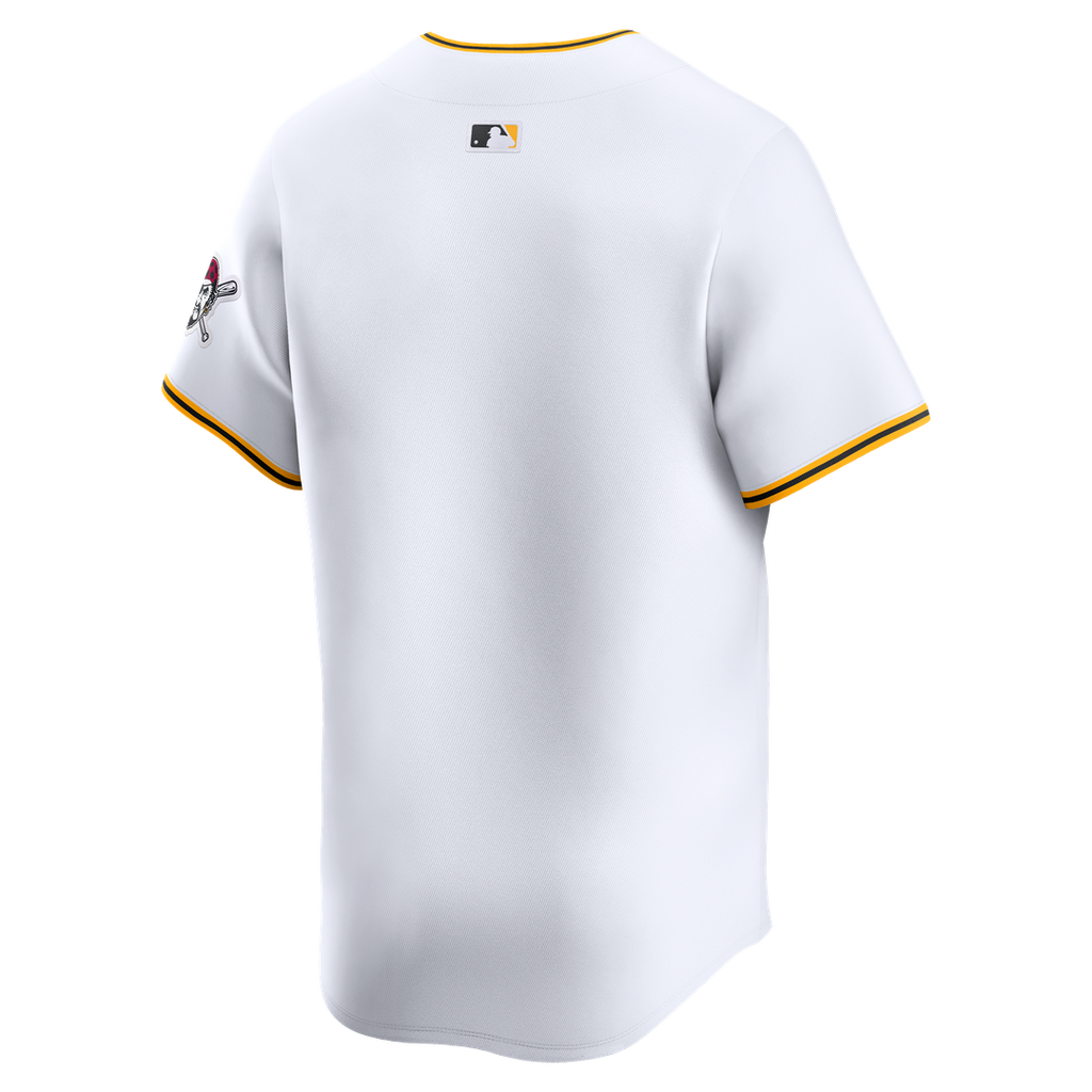 Pittsburgh Pirates Nike White Home Limited Jersey product image 7, provided for visual reference and product detail review