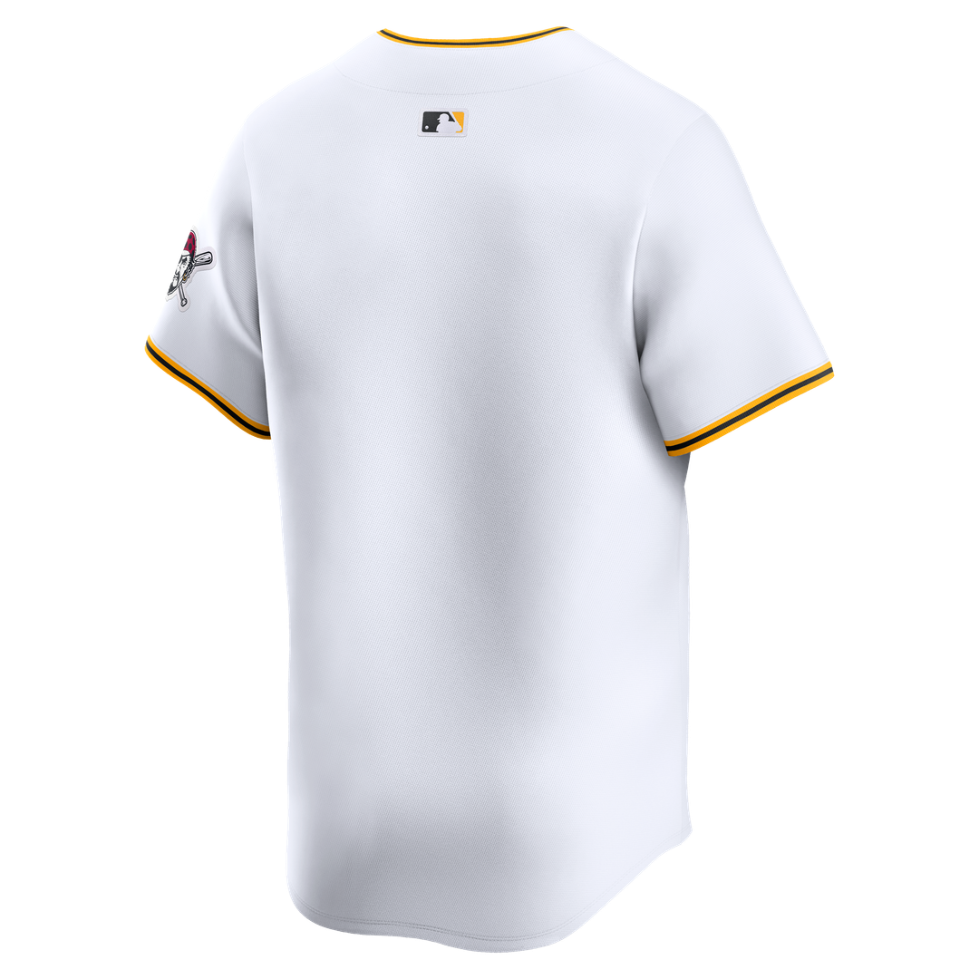 Pittsburgh Pirates Nike White Home Limited Jersey product image 7, provided for visual reference and product detail review