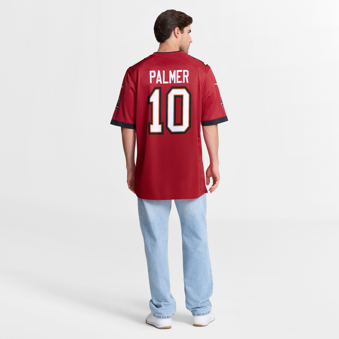 Tampa Bay Buccaneers Trey Palmer Nike Red Game Jersey product image 8, provided for visual reference and product detail