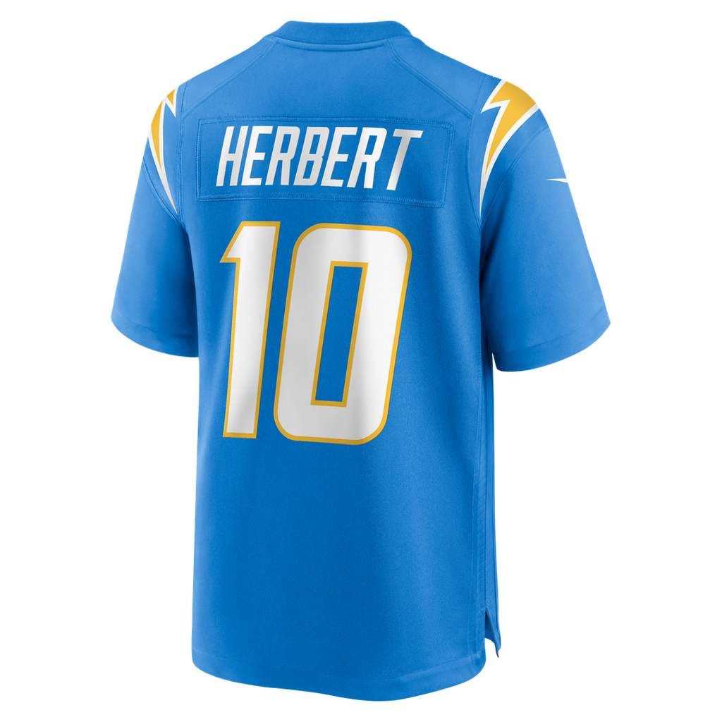 Los Angeles Chargers Justin Herbert Nike Gold Alternate Charger Power Game Player Jersey product image 26, provided for
