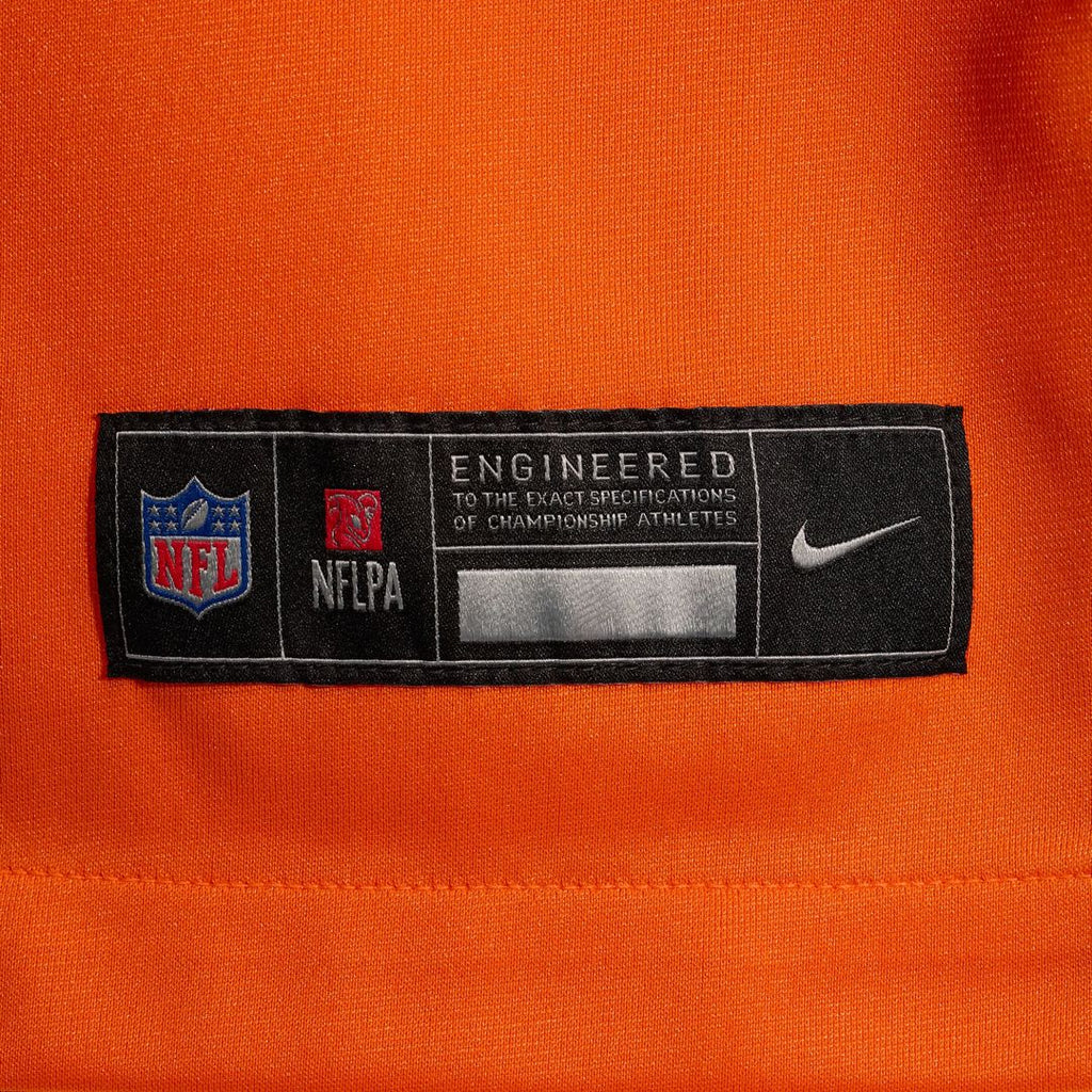 Denver Broncos Zach Allen Nike Orange Alternate Game Jersey product image 6, provided for visual reference and product