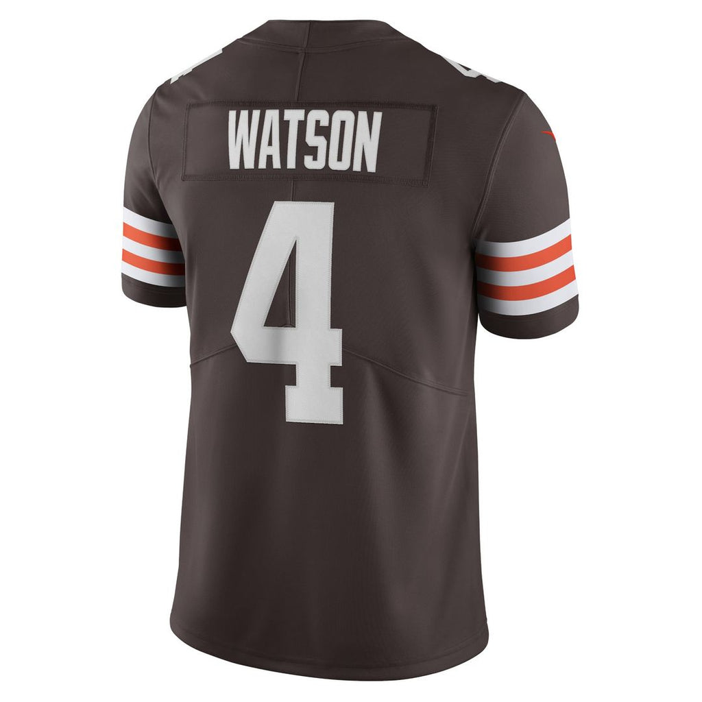 Cleveland Browns Deshaun Watson Nike Brown Vapor Limited Jersey product image 3, provided for visual reference and product