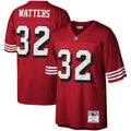 San Francisco 49ers Ricky Watters Mitchell & Ness Scarlet Legacy Replica Jersey product image 1, provided for visual