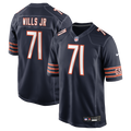 Chicago Bears Jedrick Wills Jr. Nike Navy Team Game Jersey product image 1, provided for visual reference and product detail