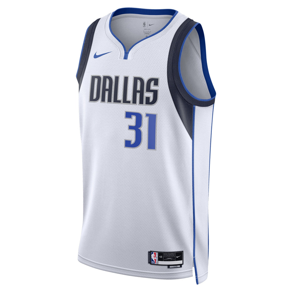 Dallas Mavericks Nike Association Edition Swingman Jersey - White - Klay Thompson - Unisex product image 3, provided for