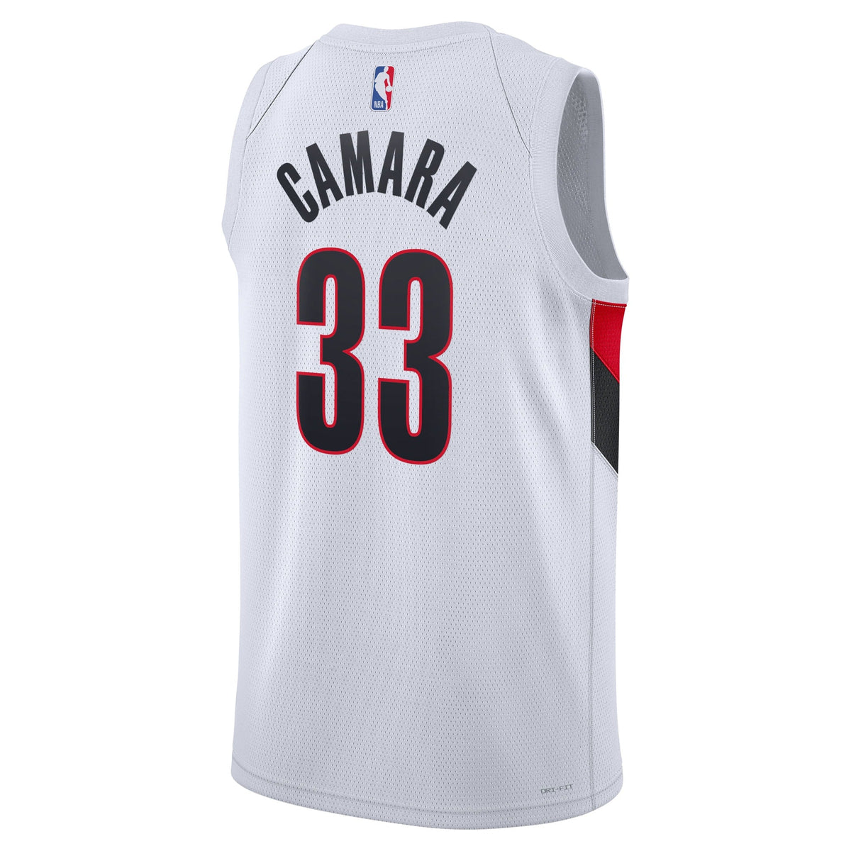 Portland Trail Blazers Nike Replica Association Edition Swingman Jersey - White - Toumani Camara - Unisex product image 4,