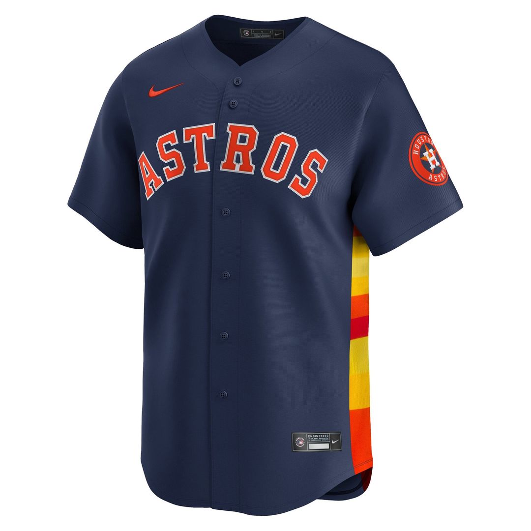 Houston Astros Jose Altuve Nike Navy Alternate Limited Player Jersey product image 6, provided for visual reference and
