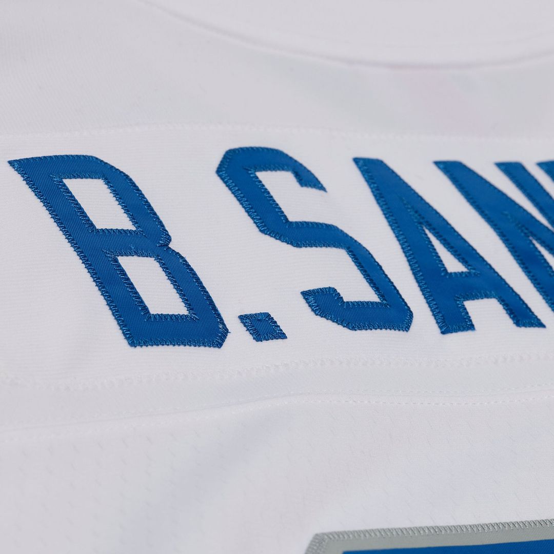 Detroit Lions Barry Sanders Mitchell & Ness White 1989 Legacy Replica Player Jersey product image 5, provided for visual