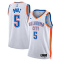 Oklahoma City Thunder Nike Association Edition Swingman Jersey - White - Luguentz Dort - Unisex product image 1, provided