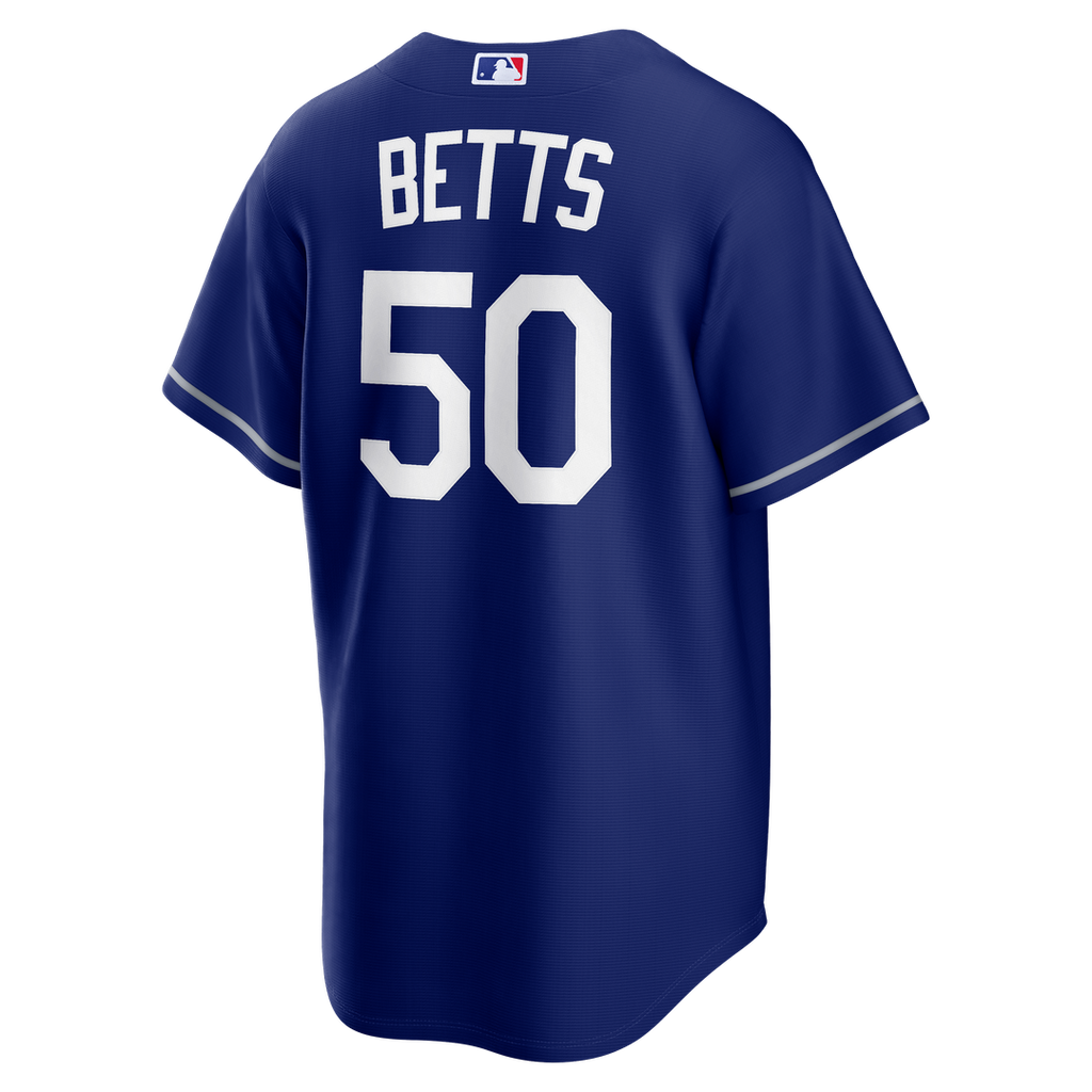 Los Angeles Dodgers Mookie Betts Nike Royal Alternate Replica Jersey product image 3, provided for visual reference and