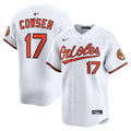 Baltimore Orioles Colton Cowser Nike White Home Limited Player Jersey product image 1, provided for visual reference and
