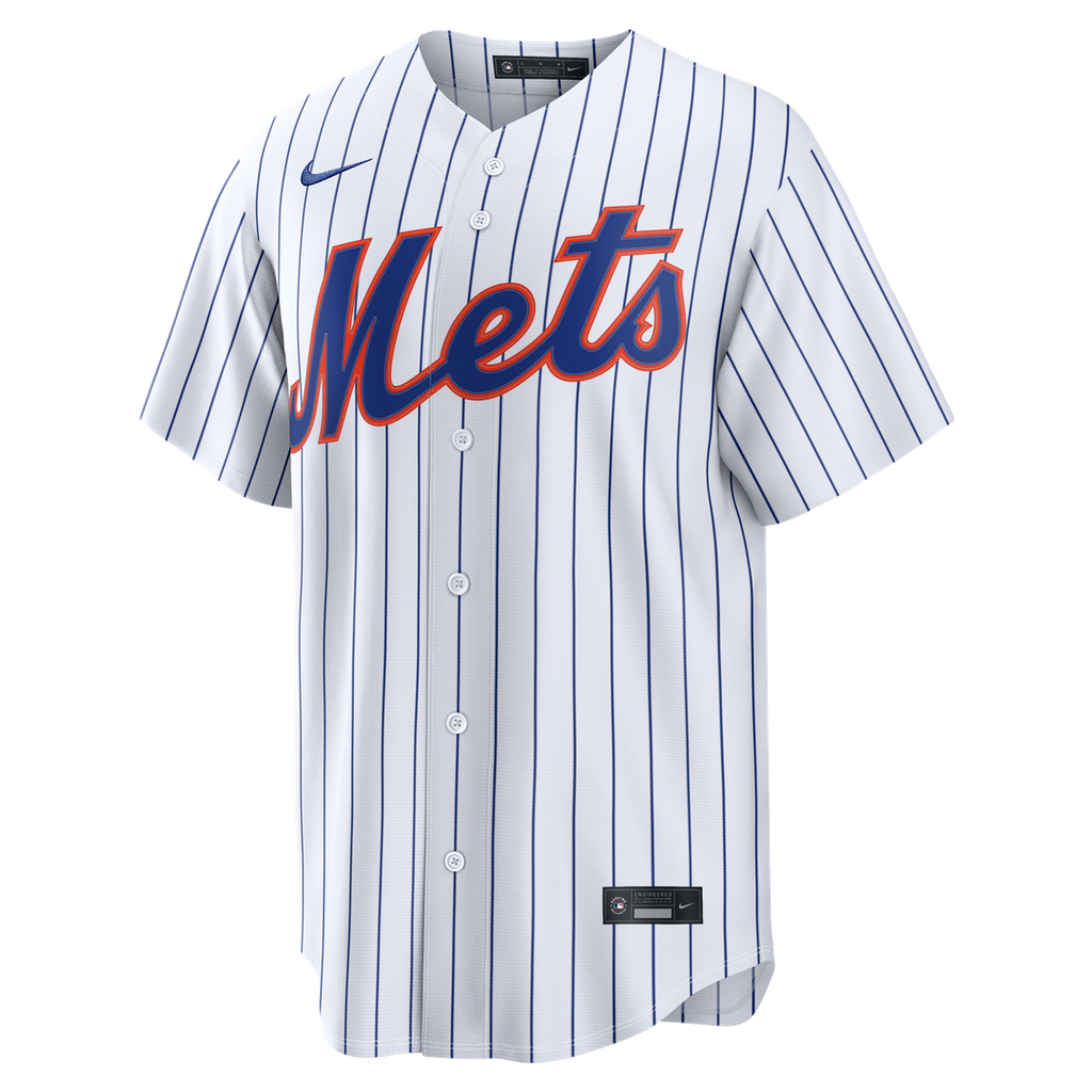 New York Mets Francisco Lindor Nike White Home Replica Jersey product image 7, provided for visual reference and product