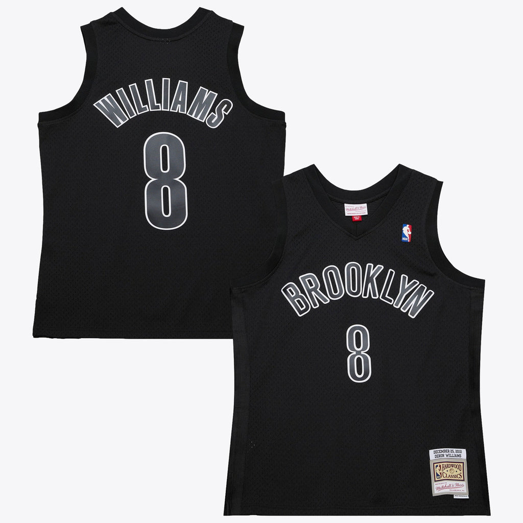 Brooklyn Nets Mitchell & Ness Deron Williams 2012 Day Authentic Jersey - Black product image 2, provided for visual