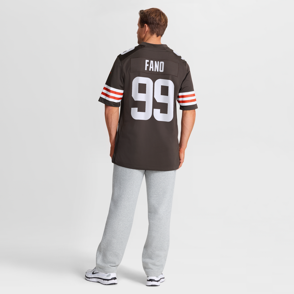 Cleveland Browns Logan Fano Nike Brown Team Game Jersey product image 3, provided for visual reference and product detail