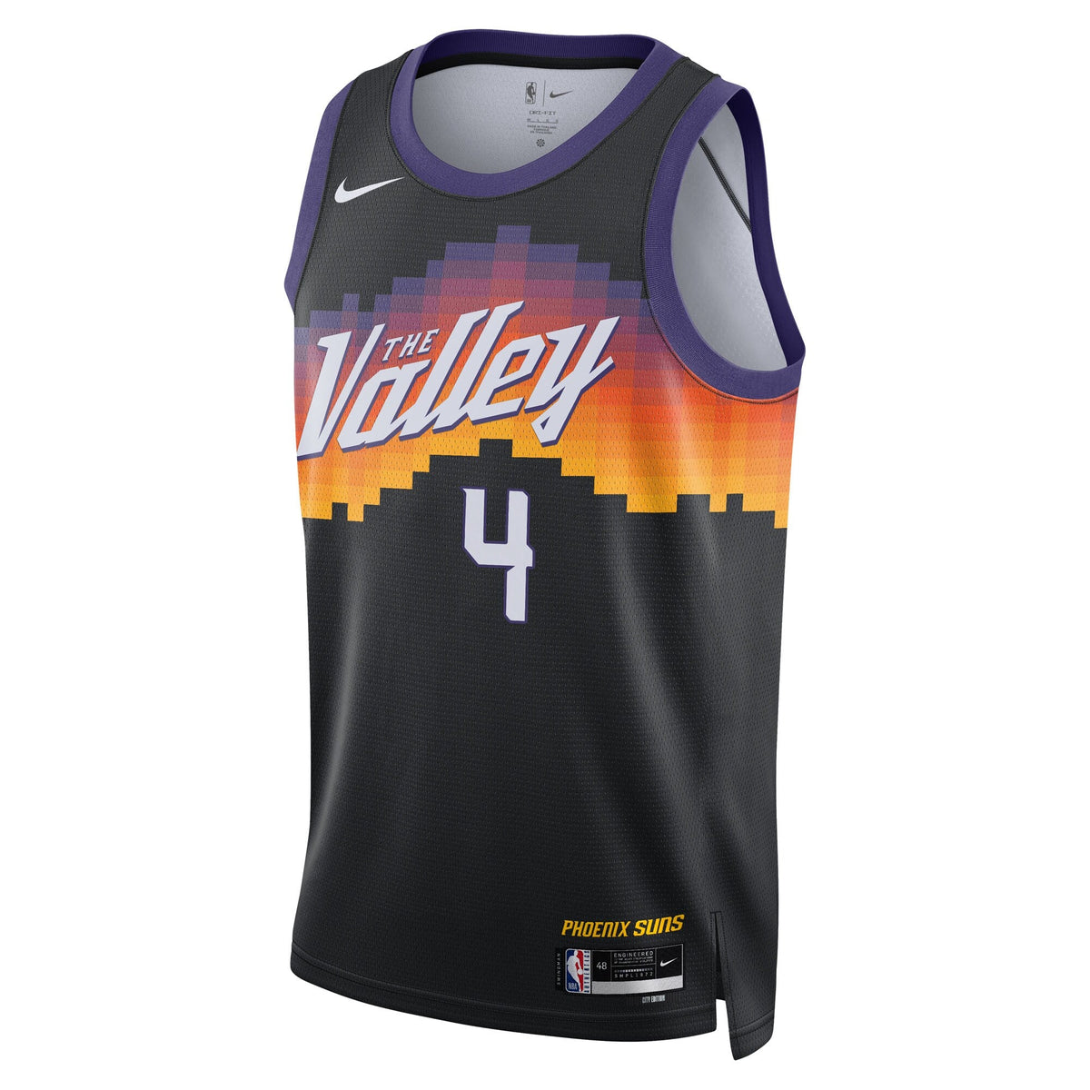 Phoenix Suns Nike 2025/26 City Edition Swingman Jersey - Black - Jalen Green - Unisex product image 3, provided for visual
