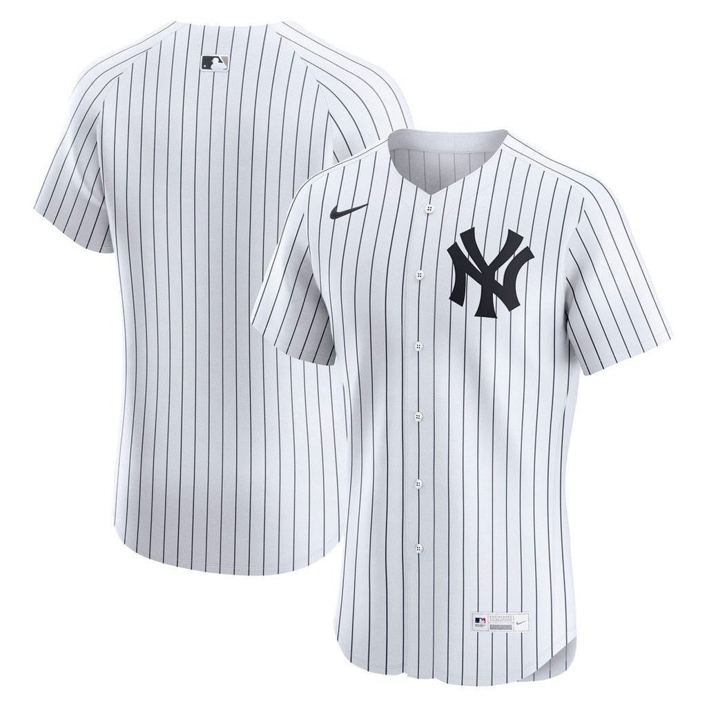 New York Yankees Nike White Home Elite Jersey product image 1, provided for visual reference and product detail review
