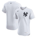 New York Yankees Nike White Home Elite Jersey product image 1, provided for visual reference and product detail review