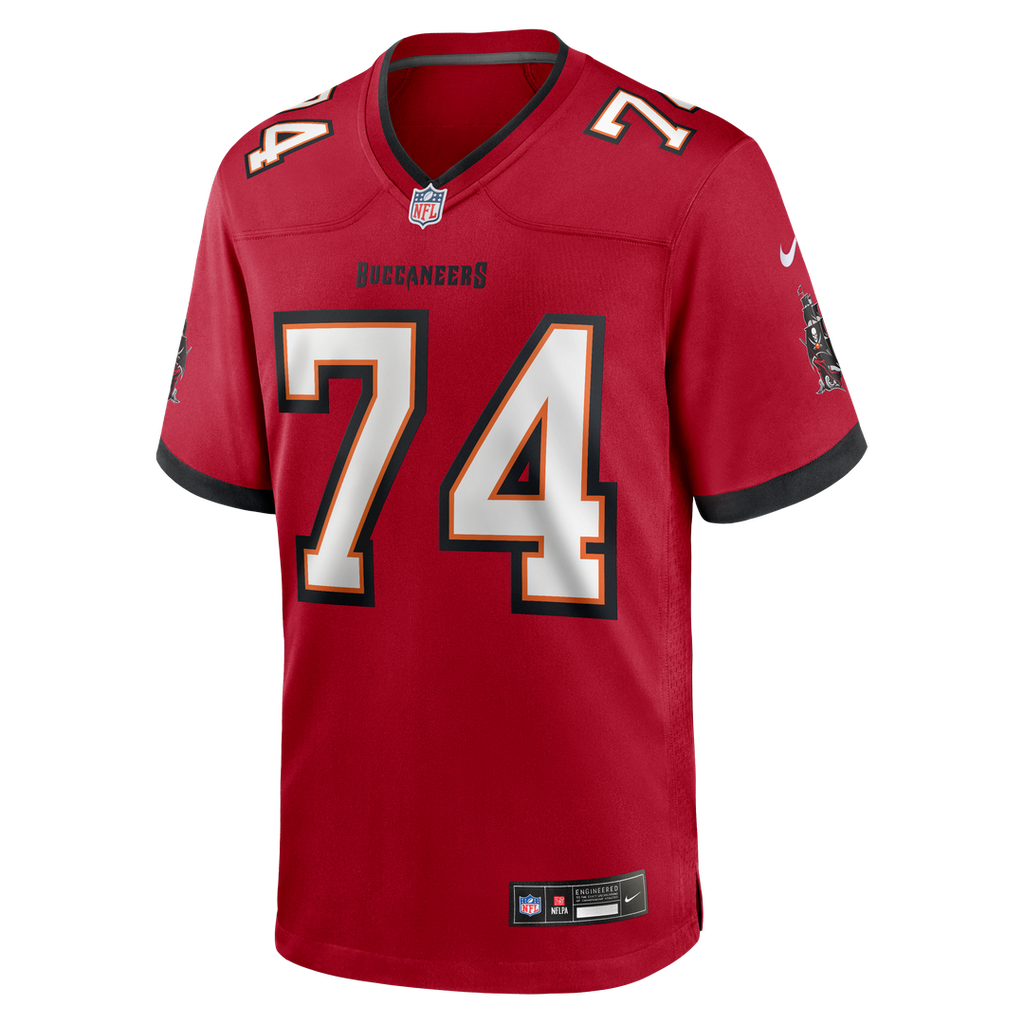 Tampa Bay Buccaneers Marshall Foerner Nike Red Team Game Jersey product image 4, provided for visual reference and product