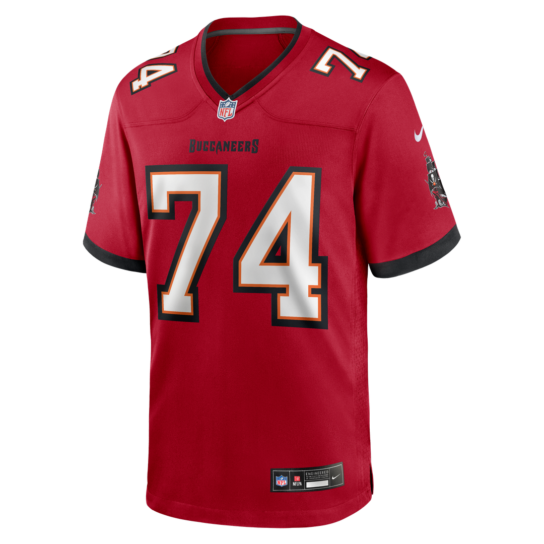 Tampa Bay Buccaneers Marshall Foerner Nike Red Team Game Jersey product image 4, provided for visual reference and product