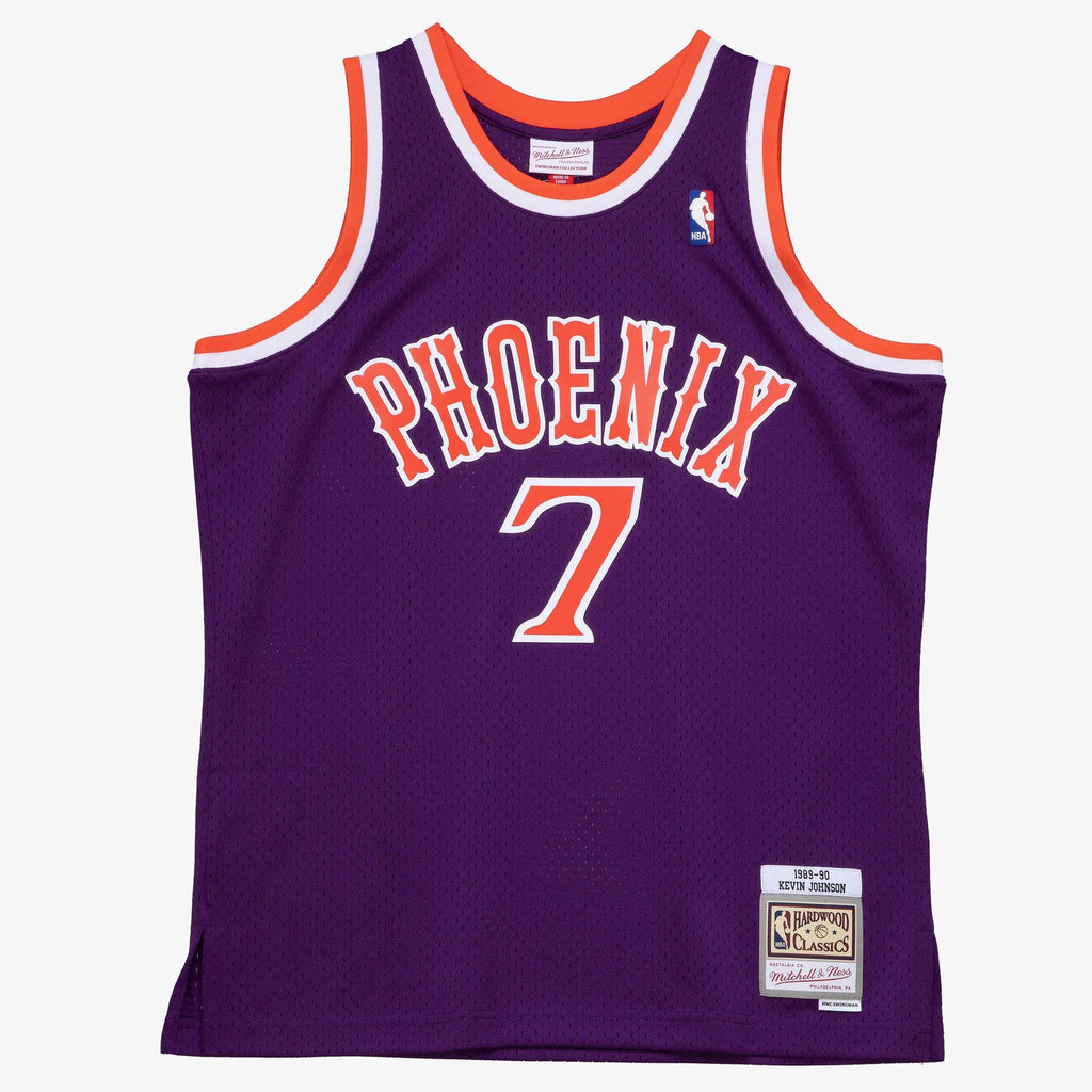 Phoenix Suns Mitchell & Ness Kevin Johnson 1989 Dark Authentic Jersey - Purple product image 3, provided for visual