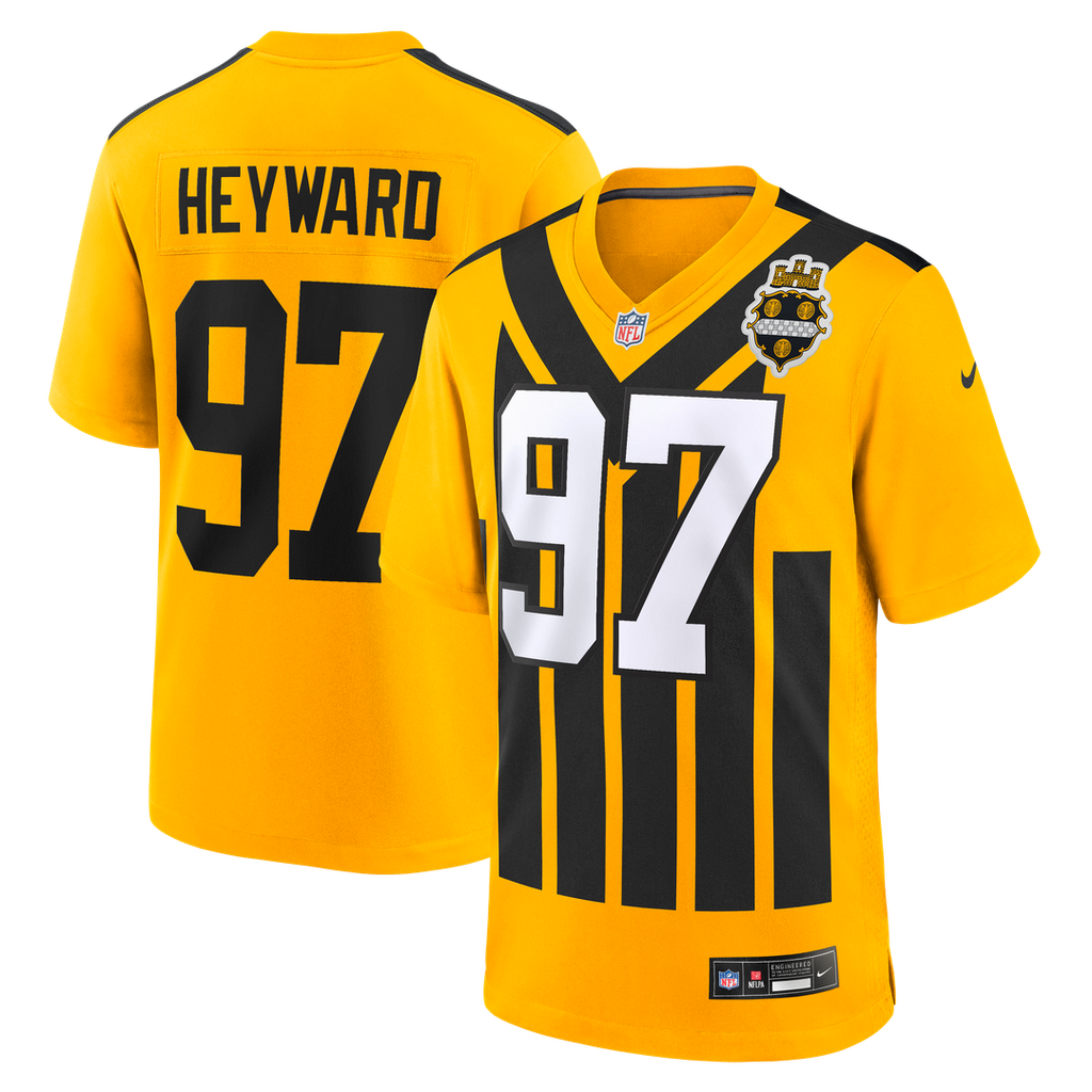 Pittsburgh Steelers Cameron Heyward Nike Black Game Jersey product image 17, provided for visual reference and product
