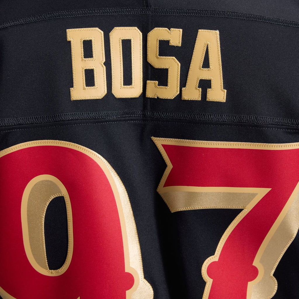 San Francisco 49ers Nick Bosa Nike Black Rivalries Collection Stitched Limited Jersey product image 14, provided for visual