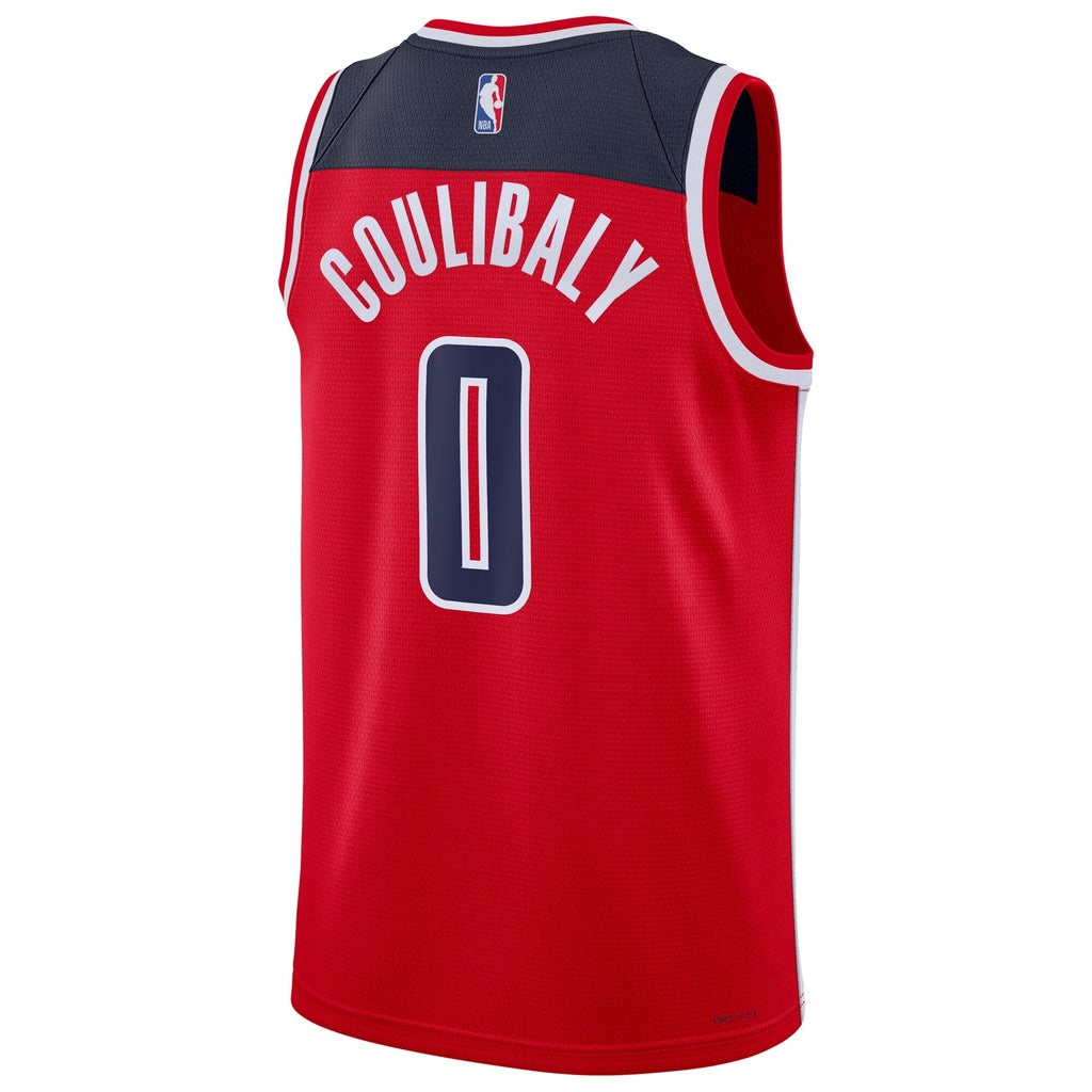 Washington Wizards Nike Icon Edition Swingman Jersey - Red - Bilal Coulibaly - Unisex product image 4, provided for visual