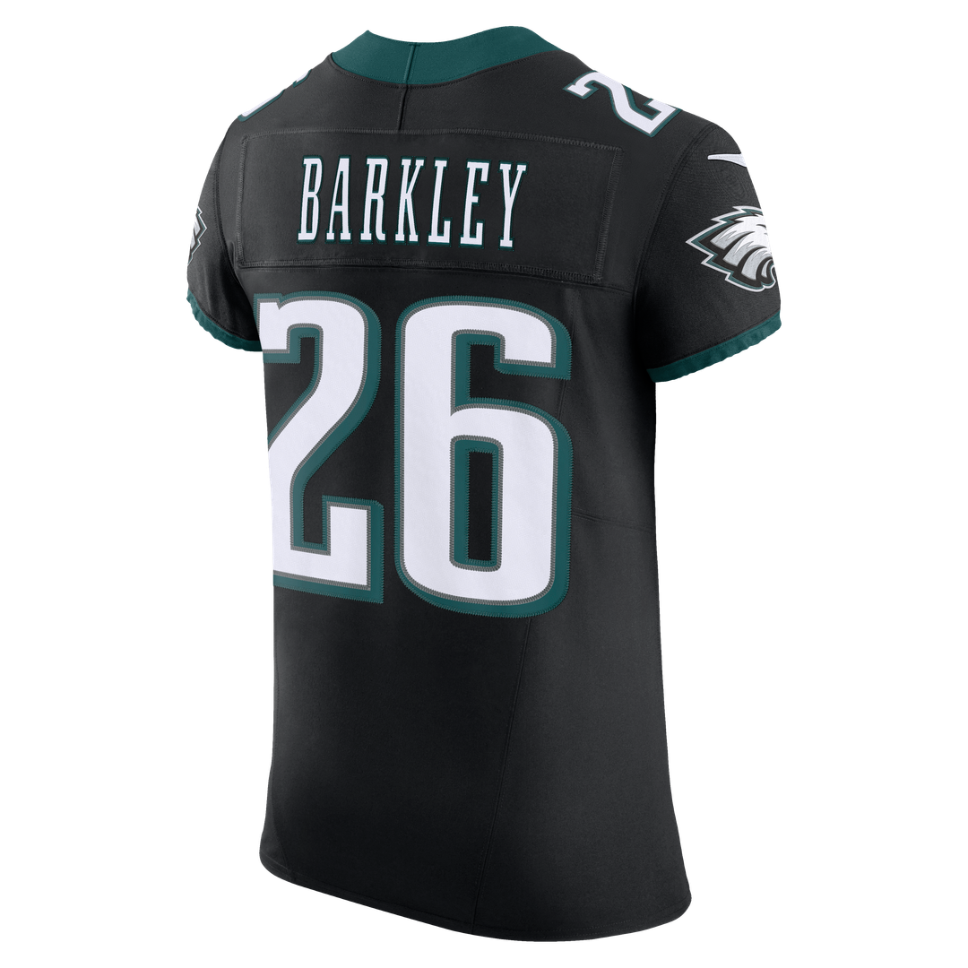Philadelphia Eagles Saquon Barkley Nike Black Alternate Vapor F.U.S.E. Elite Jersey product image 3, provided for visual
