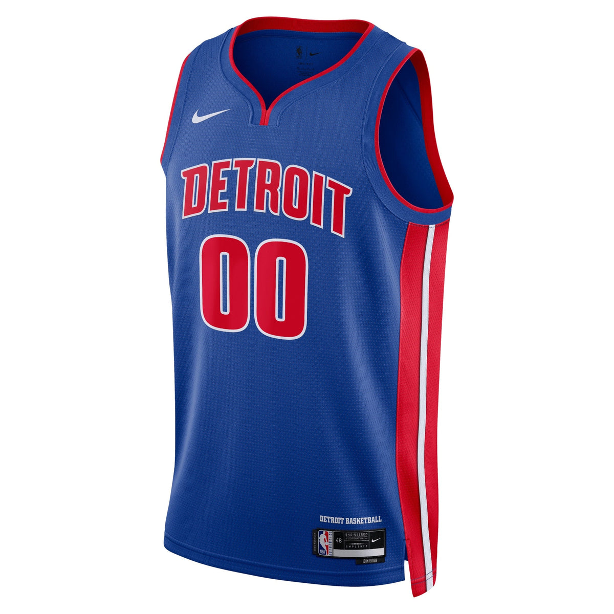Detroit Pistons Nike Icon Swingman Jersey - Custom - Unisex product image 2, provided for visual reference and product