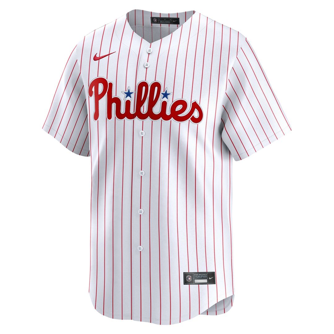 Philadelphia Phillies Nike White Home Limited Pick-A-Player Retired Roster Jersey product image 2, provided for visual