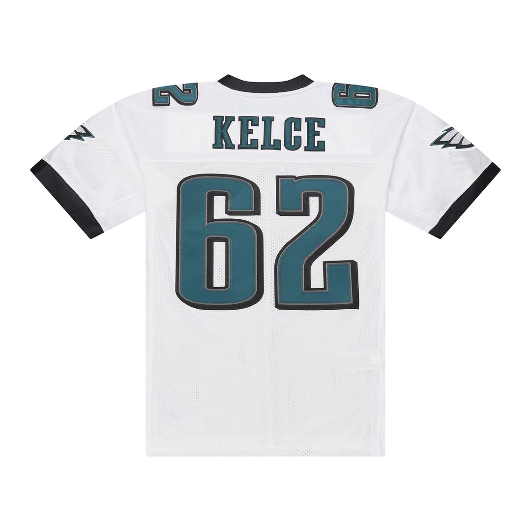 Philadelphia Eagles Jason Kelce Mitchell & Ness White 2011 Authentic Throwback Jersey product image 3, provided for visual