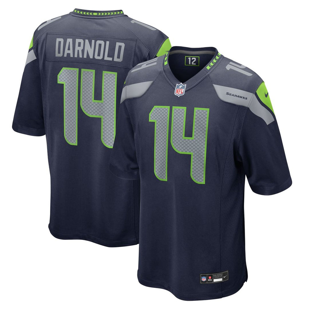 Seattle Seahawks Sam Darnold Nike White Game Jersey product image 7, provided for visual reference and product detail review