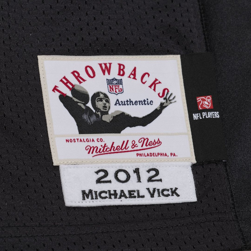 Philadelphia Eagles Michael Vick Mitchell & Ness Black 2012 Authentic Throwback Jersey product image 5, provided for visual