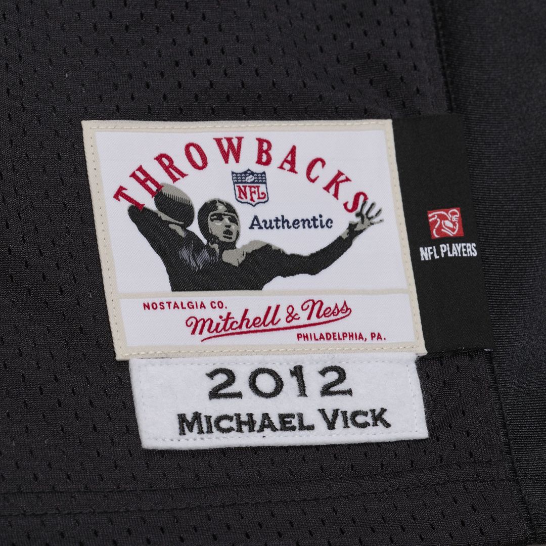 Philadelphia Eagles Michael Vick Mitchell & Ness Black 2012 Authentic Throwback Jersey product image 5, provided for visual
