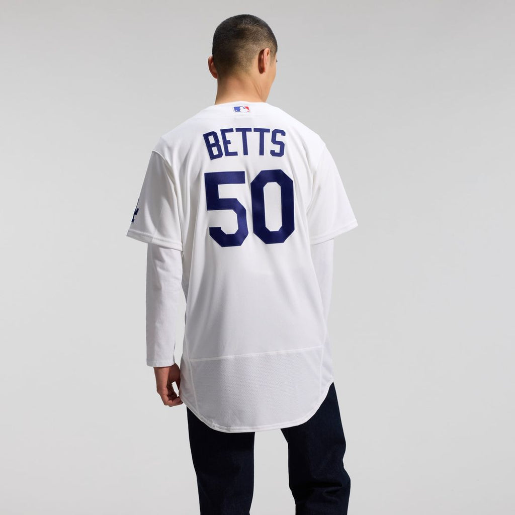 Los Angeles Dodgers Mookie Betts Nike White Home Authentic Jersey product image 5, provided for visual reference and product