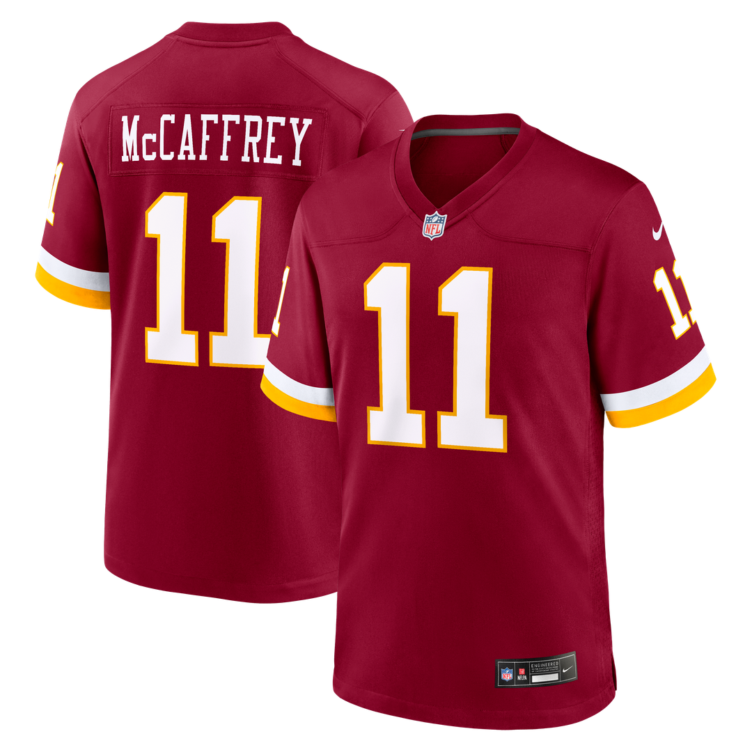 Washington Commanders Luke McCaffrey Nike Black Hail Raiser Alternate Game Jersey product image 21, provided for visual
