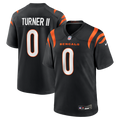 Cincinnati Bengals DJ Turner II Nike Black Team Game Jersey product image 1, provided for visual reference and product