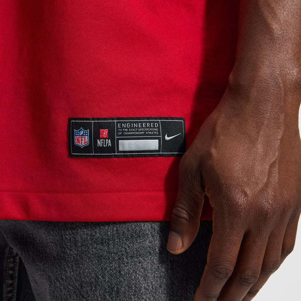 Atlanta Falcons Michael Penix Jr. Nike Red Game Jersey product image 14, provided for visual reference and product detail