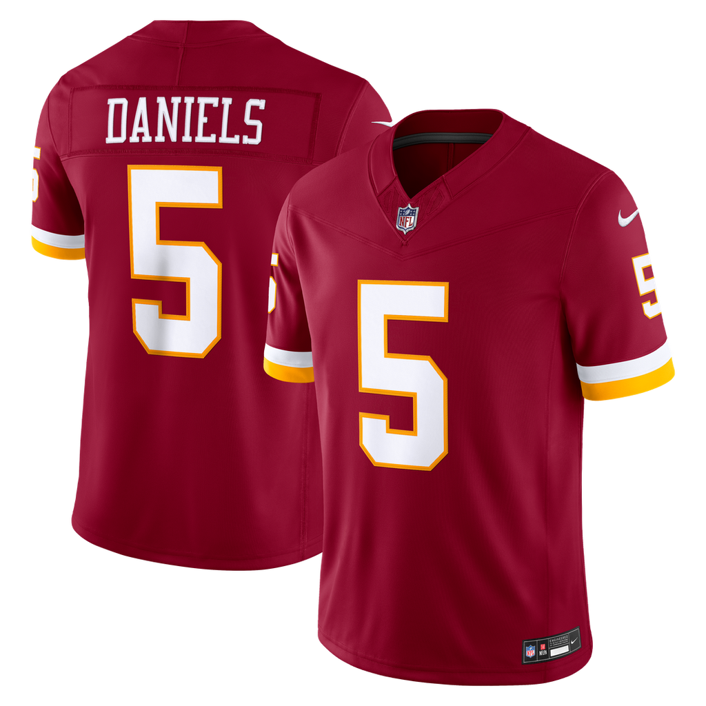 Washington Commanders Jayden Daniels Nike Burgundy Team Vapor F.U.S.E. Stitched Limited Jersey product image 8, provided for