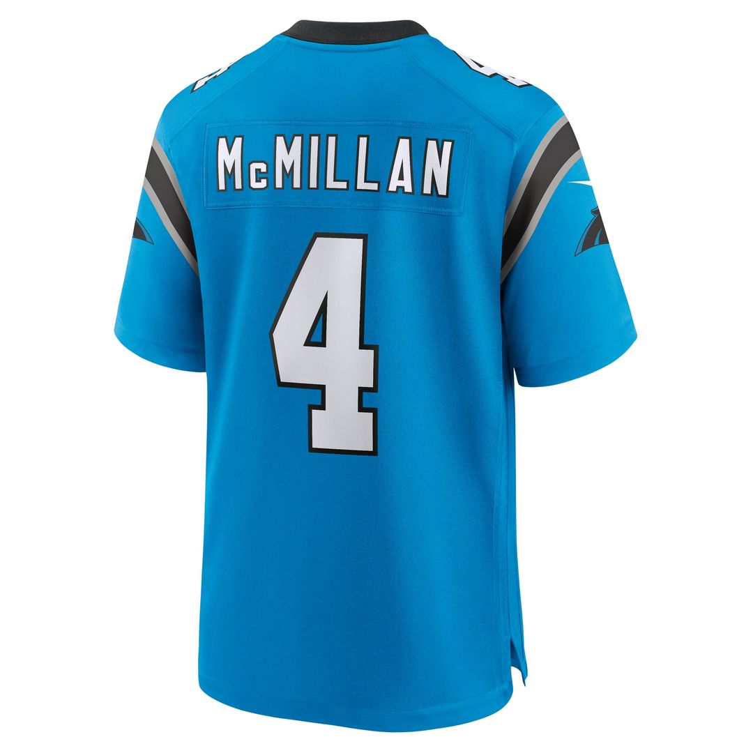 Carolina Panthers Tetairoa McMillan Nike Black Team Game Jersey product image 15, provided for visual reference and product