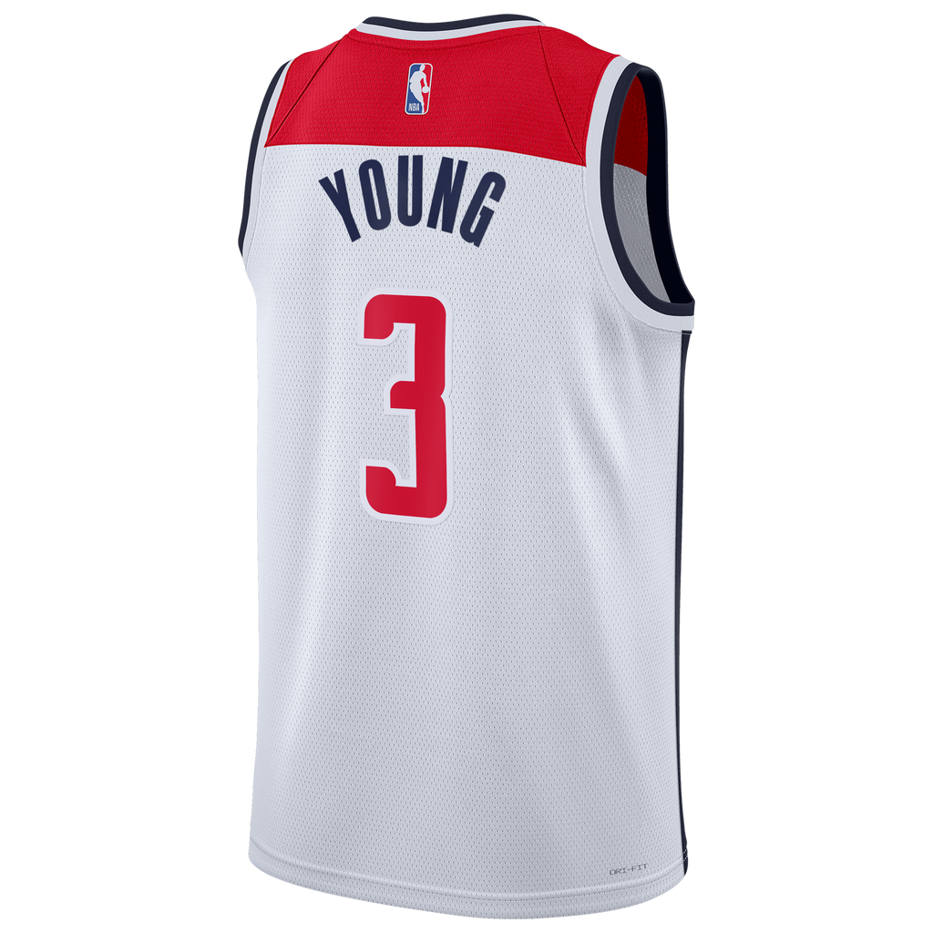 Washington Wizards Nike Association Edition Swingman Jersey - White - Trae Young - Unisex product image 4, provided for