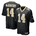 New Orleans Saints Ga'Quincy McKinstry Nike Black Player Game Jersey product image 1, provided for visual reference and