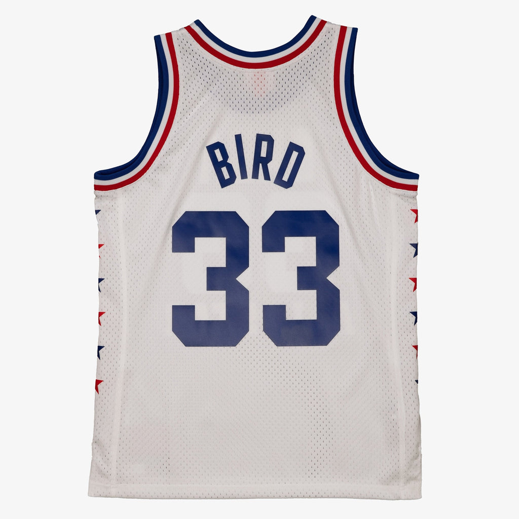 NBA Mitchell & Ness Larry Bird 1985 All-Star Swingman Authentic Jersey - White product image 4, provided for visual