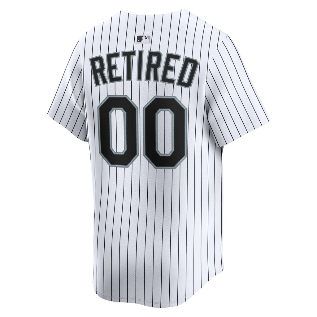 Chicago White Sox Nike White Home Limited Pick-A-Player Retired Roster Jersey product image 3, provided for visual reference