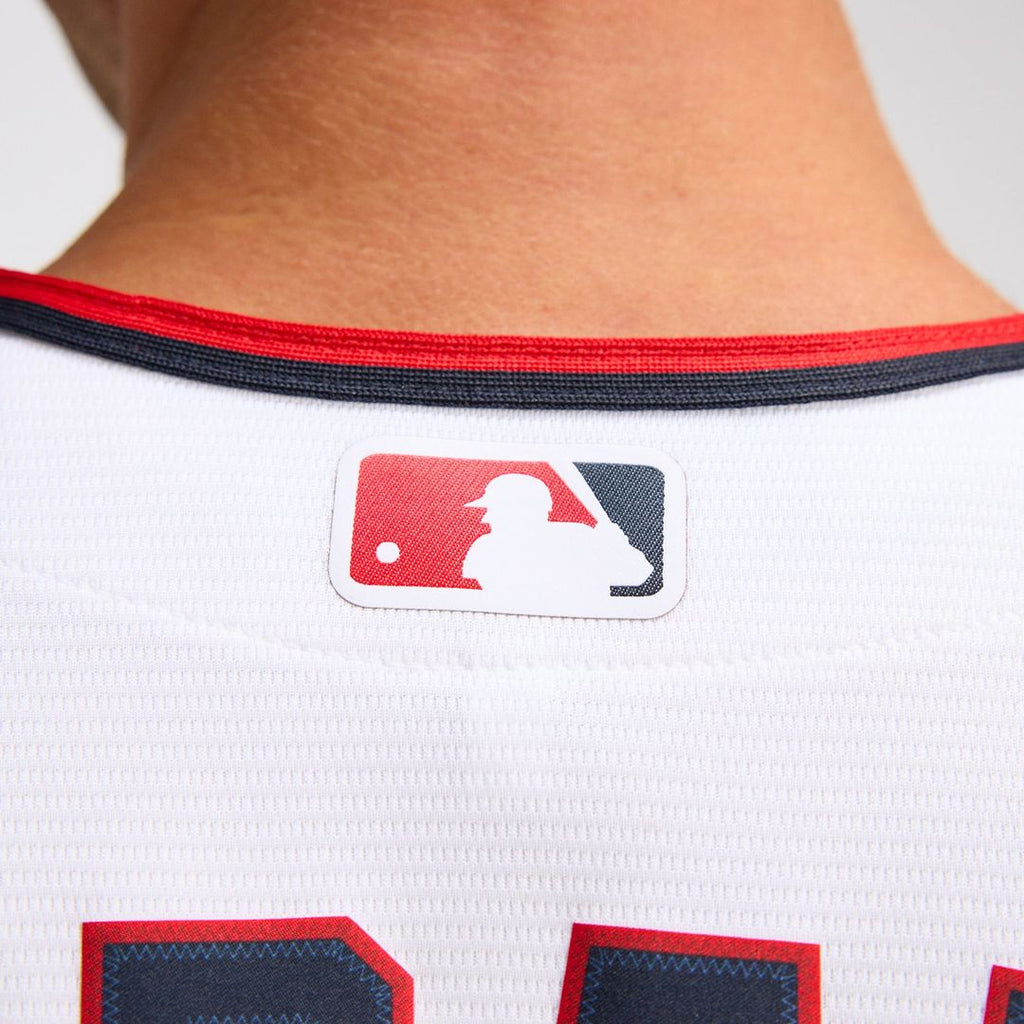 Washington Nationals CJ Abrams Nike White Home Replica Jersey product image 12, provided for visual reference and product